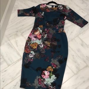 Asos maternity floral dress